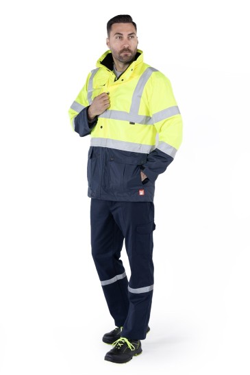 5’i 1 Arada Hi-Vis Kaban  - Sarı - Lacivert