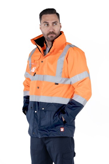 5’i 1 Arada Hi-Vis Kaban  - Turuncu - Lacivert
