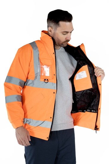 Hi-Vis İş Montu - Turuncu