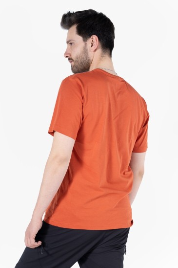 Bisiklet Yaka T-Shirt - Kiremit