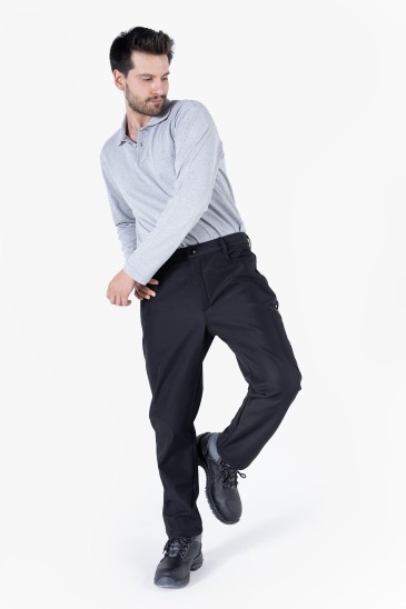 Komando Cepli Softshell Pantolon - Siyah