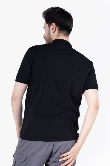 Polo Yaka  T-Shirt - Siyah