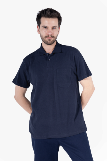 Polo Yaka T-Shirt - Lacivert