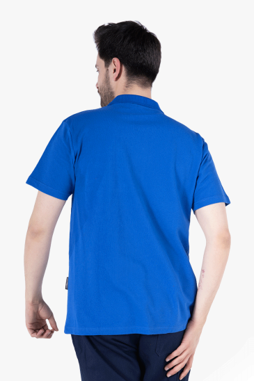 Polo Yaka T-Shirt - Saks Mavi