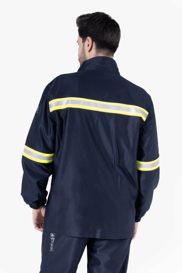 Blo Guard Erimiş Metal Sıçramalarına Karşı Ceket - Lacivert