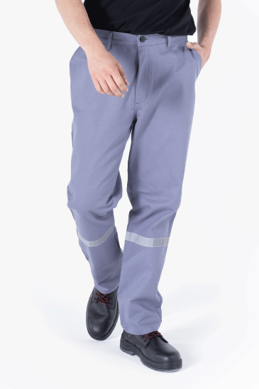 Kumpas Cepli %100 Pamuk Pantolon - Gri