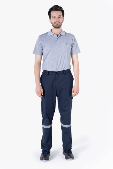 3 Cm Reflektörlü Pantolon - Lacivert