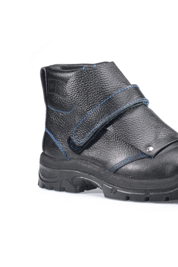 YDS HM 2001 S3 LP W Çelik Burunlu ve Ara Tabanlı Cırtlı İş Güvenliği Ayakkabısı - Siyah