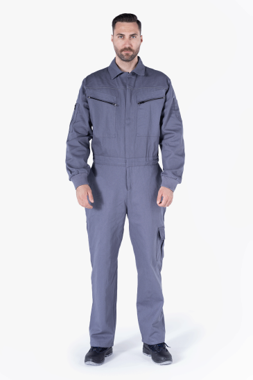 Biye Reflektörlü Tulum - Gri