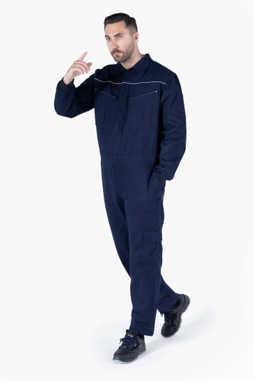 Biye Reflektörlü Tulum - Lacivert