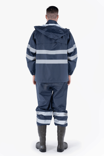 Hi - Vis Yağmurluk Takım - Lacivert