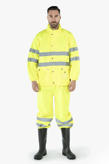 Hi - Vis Yağmurluk Takım - Sarı