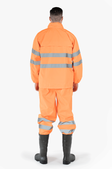 Hi - Vis Yağmurluk Takım - Turuncu