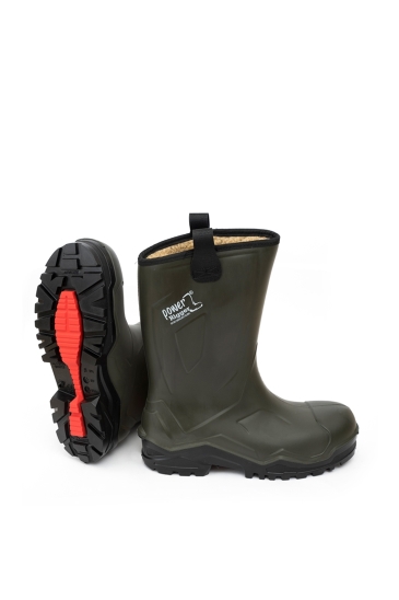 Pollyboot Power Rigger Çelik Burunlu ve Çelik Ara Tabanlı Çizme S5 - Haki