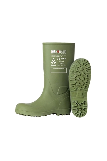 Elektrikçi Çizmesi Kobalt - Yeşil