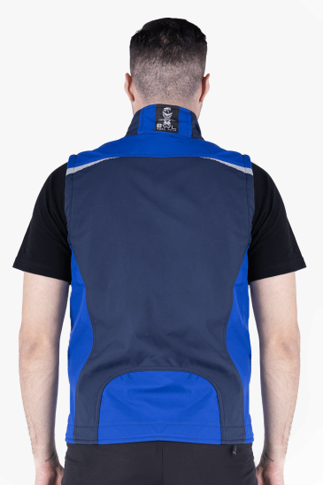 Softshell Yelek - Lacivert - Saks Mavi