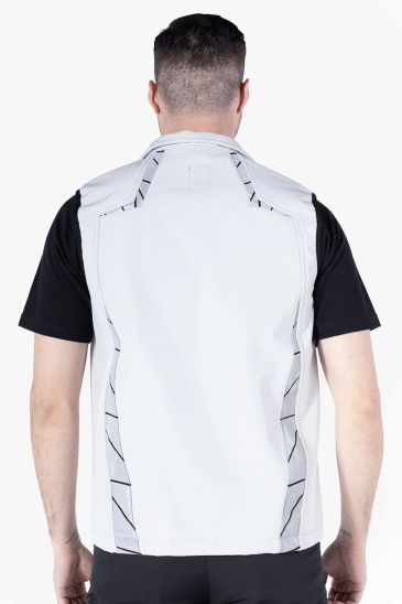 Tiger Softshell Yelek - Açık Gri - Siyah