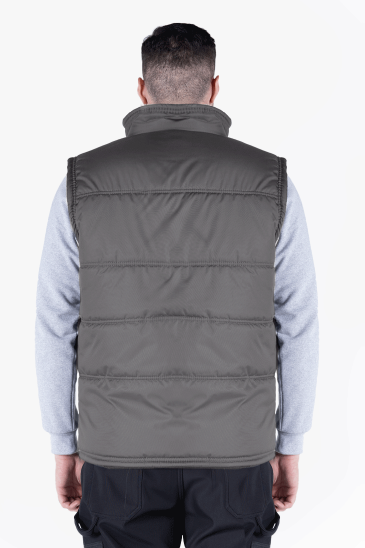 Polarlı Elyaf Takviyeli İş Yeleği - Gri