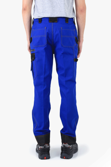 Kordura Takviyeli Panama Pantolon - Saks Mavi - Siyah