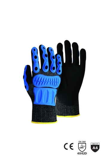 Hanvo Kesilmeye Dirençli Darbe Emici Eldiven - Standart