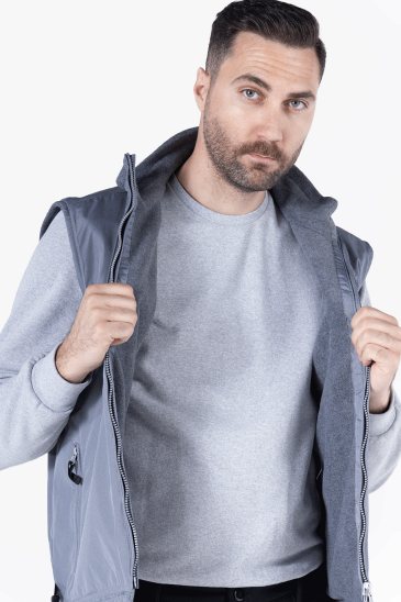 Ripstop Çift Taraflı Yelek - Gri