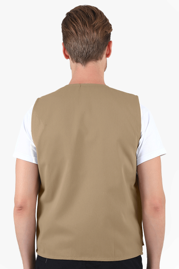 Çok Cepli Yelek - Camel