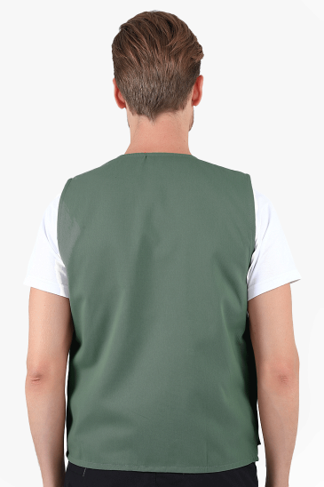 Çok Cepli Yelek - Haki