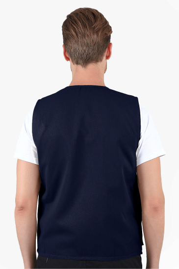 Çok Cepli Yelek - Lacivert