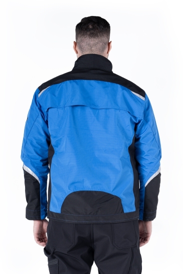 3'ü Bir Arada Mont - Saks Mavi - Siyah