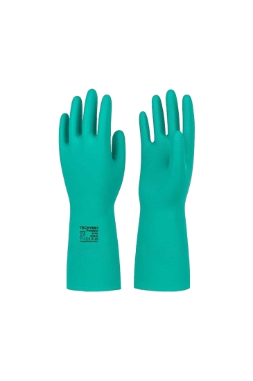 Techvest Kimyasal Pronitril Eldiven - Yeşil