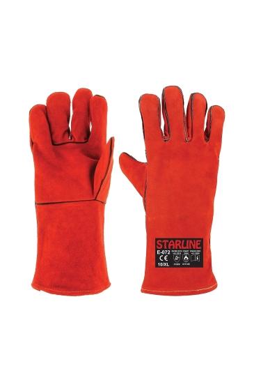 Starline Kırmızı Kaynak Eldiveni - Kırmızı