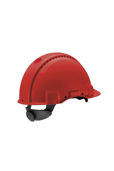 3M Kırmızı Havalandırmalı Vidalı Baret - Kırmızı