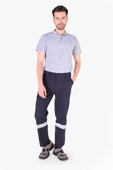 Reflektörlü Harman İş Pantolonu - Lacivert