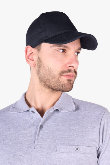 Metal Tokalı Spor Şapka - Siyah