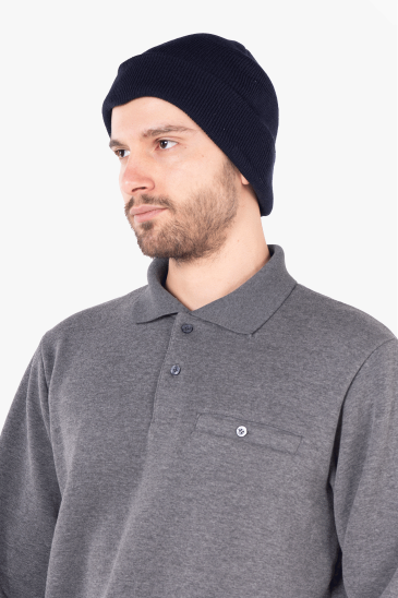 Owl Form Yün Bere - Lacivert