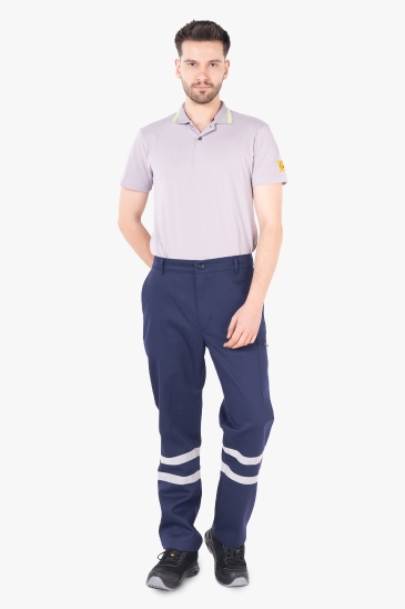 Blocer ESD Antistatik Pantolon - Lacivert