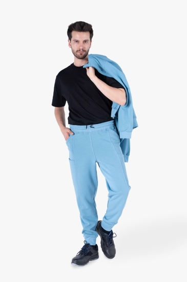 Diagonel Eşofman Altı - Light İndigo