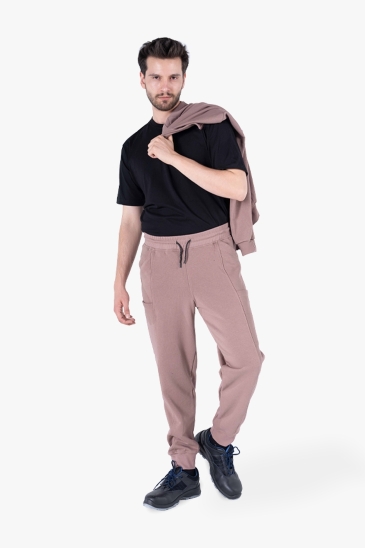 Diagonel Eşofman Altı - Vizon