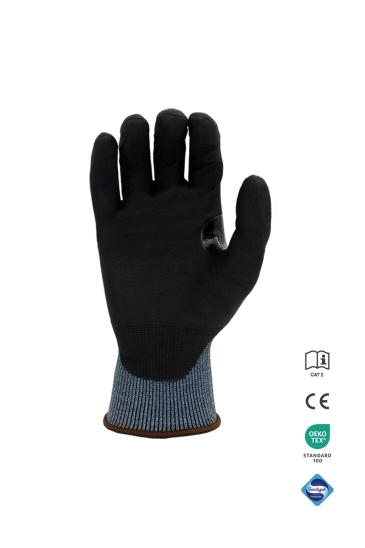 B Kesilme Dirençli Q Destekli 1/2 Mikro Köpük Nitril Kaplı Montaj Eldiveni - Standart