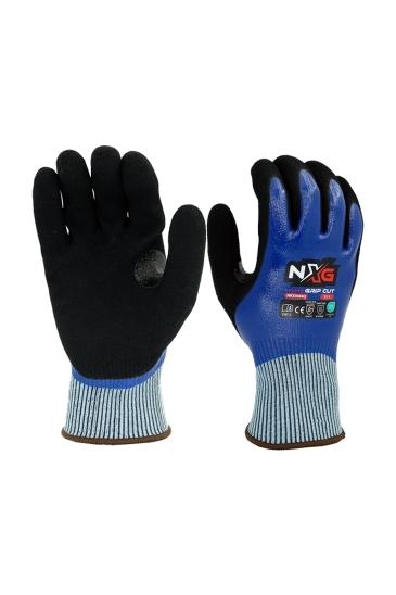 C Kesilme Dirençli Q Destekli Full Nitril  Eldiven - Standart