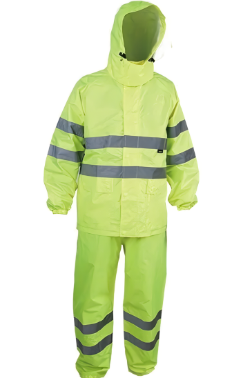 Vizwell 150 D Takım Reflektörlü Yağmurluk - Sarı