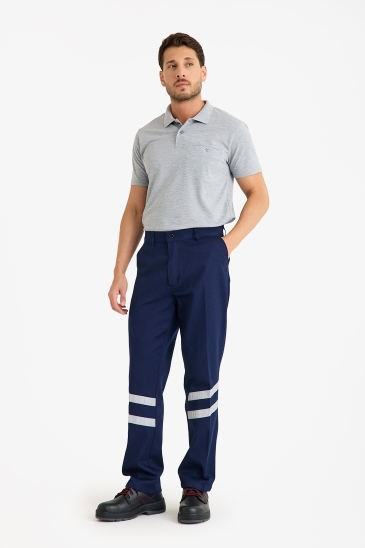 3 Cm Reflektörlü Pantolon - Lacivert