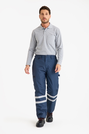 Çift Reflektörlü Su Geçirmez Pantolon - Lacivert