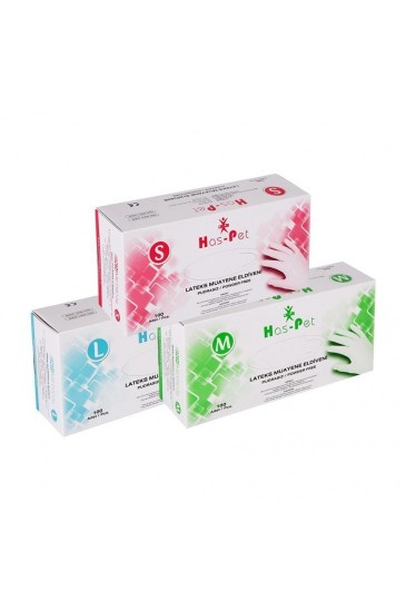 Lateks Muayne Eldiveni Pudrasız - Beyaz