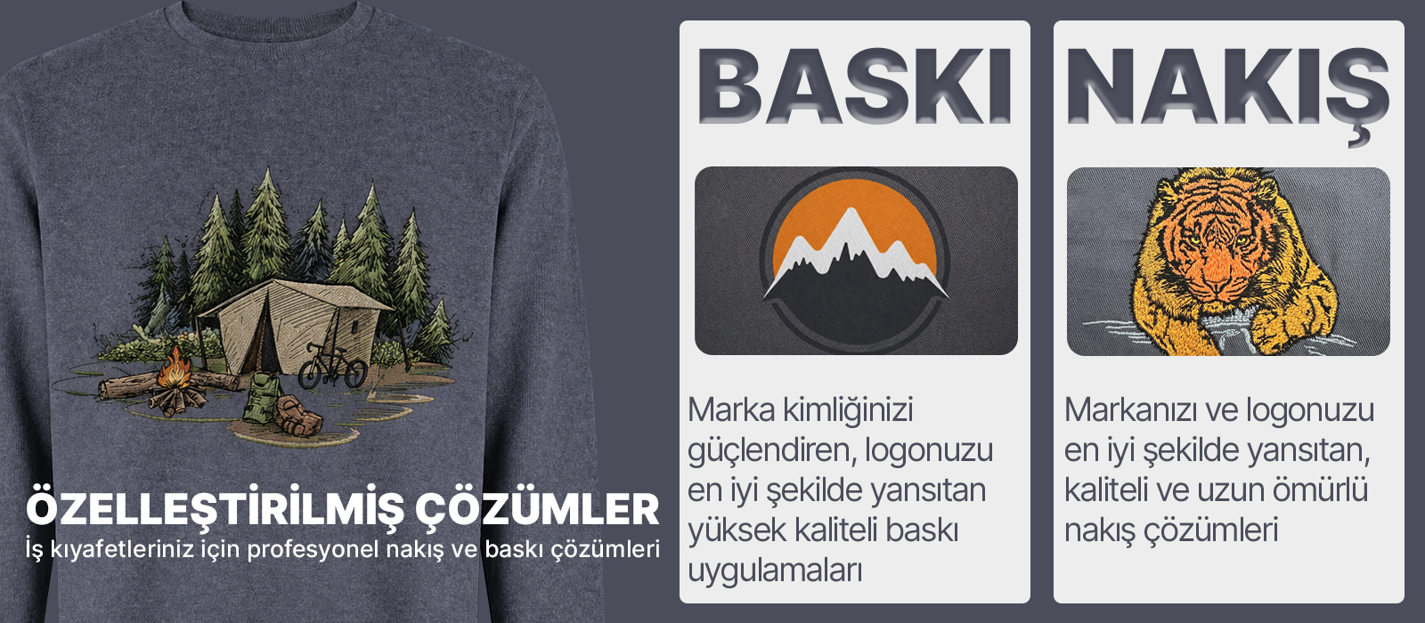 Baskı ve nakış iş kıyafetleri