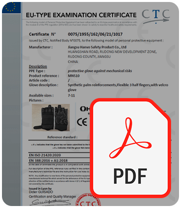 MN510 - Parmak Uçsuz Montaj Eldiveni